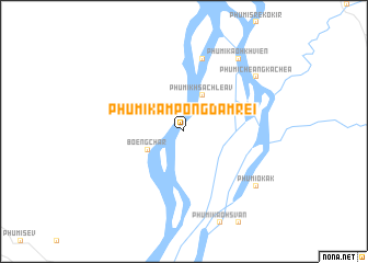 map of Phumĭ Kâmpóng Dâmrei