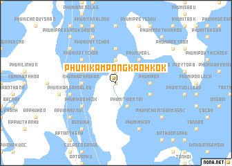 map of Phumĭ Kâmpóng Kaôh Kŏk