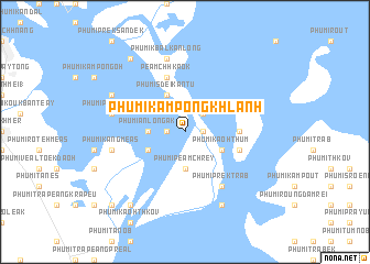 map of Phumĭ Kâmpóng Khlanh