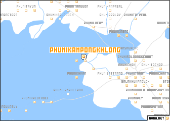 map of Phumĭ Kâmpóng Khlŏng