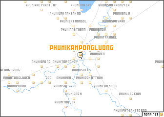 map of Phumĭ Kâmpóng Luŏng