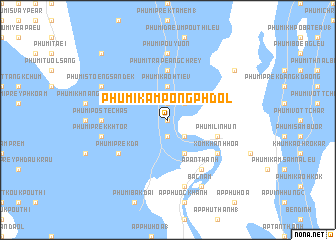 map of Phumĭ Kâmpóng Phdŏl