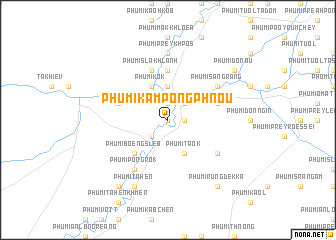map of Phumĭ Kâmpóng Phnŏu
