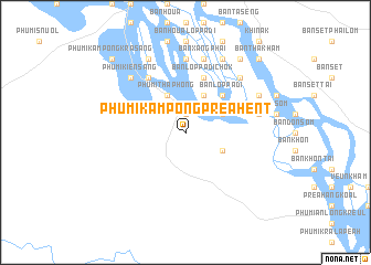 map of Phumĭ Kâmpóng Preăh Ĕnt