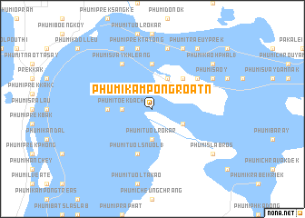 map of Phumĭ Kâmpóng Roătn