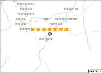 map of Phumĭ Kâmpóng Rôpŏu