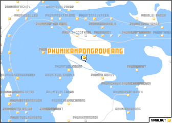 map of Phumĭ Kâmpóng Rôvéang