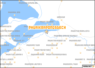 map of Phumĭ Kâmpóng Sdéch