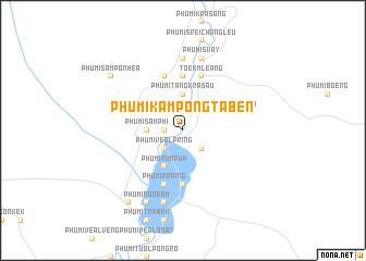 map of Phumĭ Kâmpóng Tabên