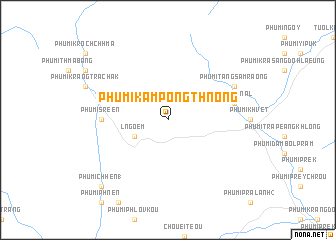 map of Phumĭ Kâmpóng Thnóng