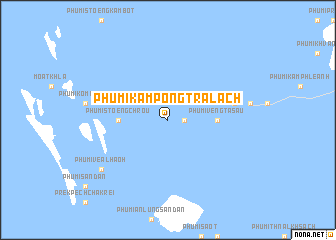 map of Phumĭ Kâmpóng Trâlach
