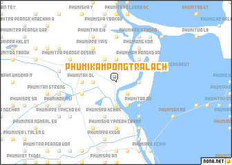 map of Phumĭ Kâmpóng Trâlach