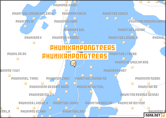 map of Phumĭ Kâmpóng Tréas