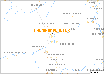 map of Phumĭ Kâmpóng Tuk