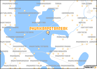 map of Phumĭ Kâmpôt Âmreăk