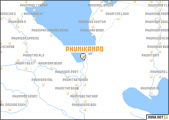 map of Phumĭ Kâmpo