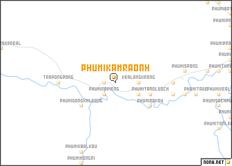 map of Phumĭ Kâmraônh