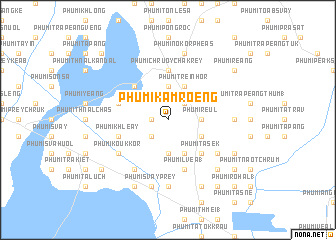 map of Phumĭ Kâmrœ̆ng