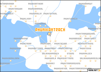 map of Phumĭ Kâmtrach