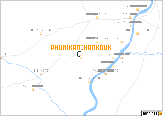 map of Phumĭ Kânchăn Koŭk