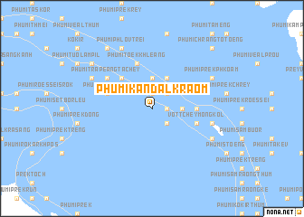 map of Phumĭ Kândal Kraôm