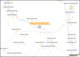 map of Phumĭ Kândal