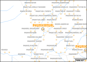 map of Phumĭ Kândal