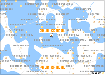 map of Phumĭ Kândal