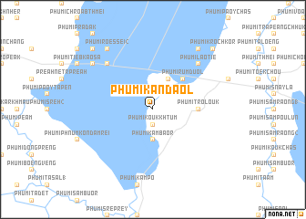 map of Phumĭ Kândaôl