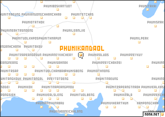 map of Phumĭ Kândaôl