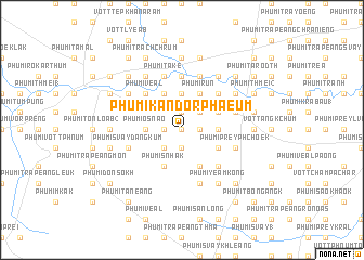 map of Phumĭ Kândŏr Phaeum