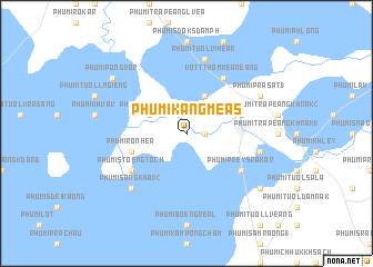 map of Phumĭ Kâng Méas