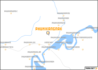 map of Phumĭ Kâng Nâk