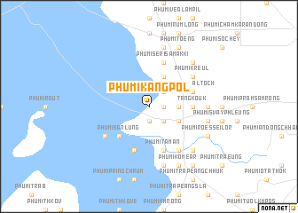 map of Phumĭ Kâng Pôl