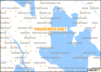 map of Phumĭ Kânhchhêt