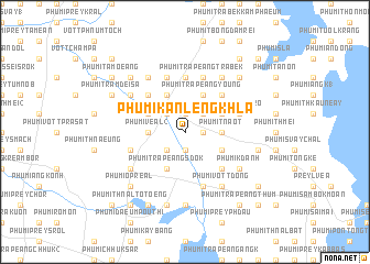 map of Phumĭ Kânlêng Khla