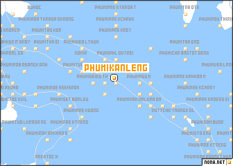map of Phumĭ Kânlêng