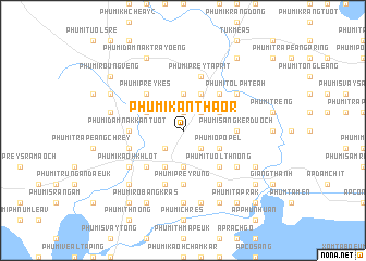 map of Phumĭ Kânthaôr