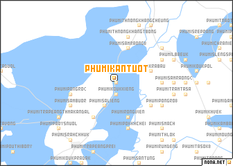 map of Phumĭ Kântuŏt