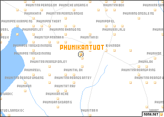 map of Phumĭ Kântuŏt