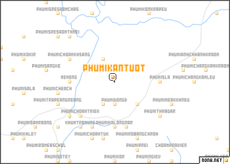 map of Phumĭ Kântuŏt