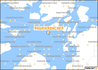 map of Phumĭ Kaôh Chĕn