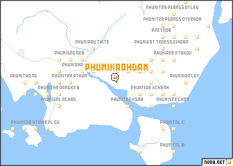 map of Phumĭ Kaôh Dăm