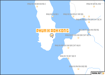 map of Phumĭ Kaôh Kŏng