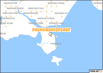 map of Phumĭ Kaôh Kon Saôr