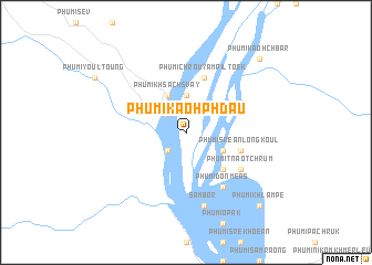 map of Phumĭ Kaôh Phdau