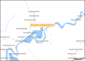 map of Phumĭ Kaôh Piĕk