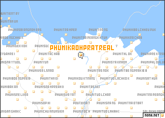 map of Phumĭ Kaôh Prâtréal