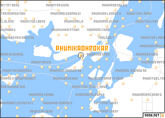 map of Phumĭ Kaôh Rôkar