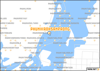 map of Phumĭ Kaôh Sâmraông